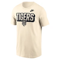 Men's Nike Natural Clemson Tigers Bold Fashion T-Shirt