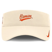 Men's Nike Natural Clemson Tigers Primetime Ace Adjustable Visor