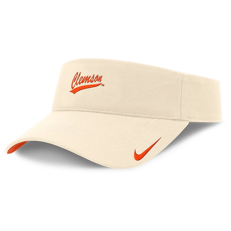 Visière ajustable Nike Natural Clemson Tigers Primetime Ace pour homme