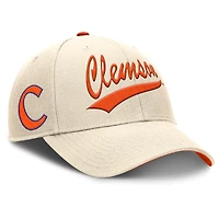 Men's Nike Natural Clemson Tigers Primetime Rise Adjustable Hat
