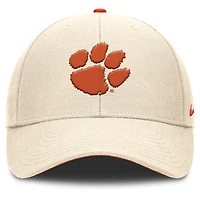 Men's Nike Natural Clemson Tigers Primetime Rise Dri-FIT Adjustable Hat