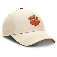 Men's Nike Natural Clemson Tigers Primetime Rise Dri-FIT Adjustable Hat