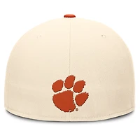 Casquette ajustée Nike Natural Clemson Tigers Primetime True Performance pour homme