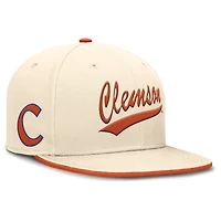 Casquette ajustée Nike Natural Clemson Tigers Primetime True Performance pour homme
