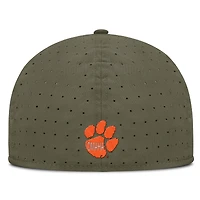 Casquette ajustée True Performance On-Field Dugout pour homme Nike Olive Clemson Tigers