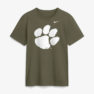 T-shirt Nike Dri-FIT olive pour homme avec logo Primetime des Tigers de Clemson