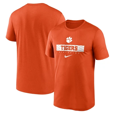 T-shirt Nike Orange Clemson Tigers Sideline Legend Performance pour homme