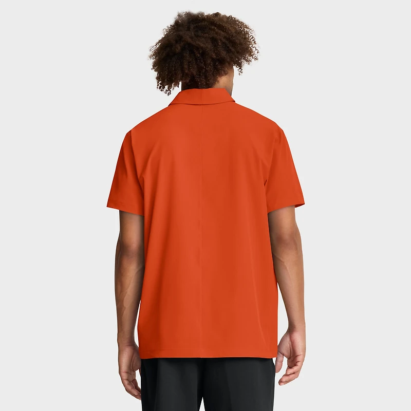 Polo Nike orange pour homme des Clemson Tigers 2025 Coaches Sideline