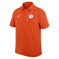 Men's Nike Orange Clemson Tigers 2025 Coaches Sideline Polo