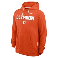 Sweat à capuche Nike Orange Clemson Tigers 2025 Sideline Standard Issue Dri-FIT pour homme