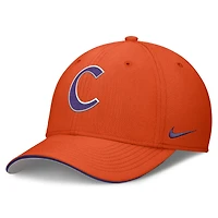 Men's Nike Orange Clemson Tigers 2026 Dugout Coaches Dri-FIT Rise Swoosh Flex Hat