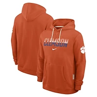 Men's Nike Orange Clemson Tigers 2026 Sideline Standard Issue Dri-FIT Hoodie