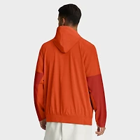 Veste à capuche Nike Orange Clemson Tigers Anorak demi-zip pour homme
