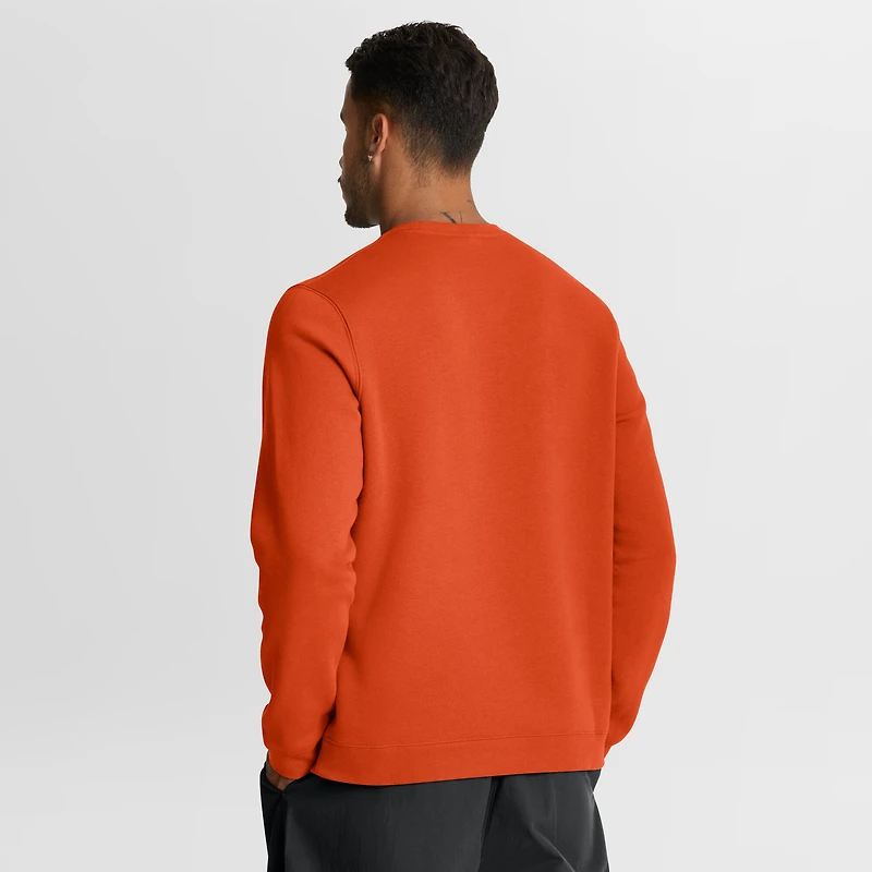 Sweat-shirt Nike orange Clemson Tigers Arch pour homme