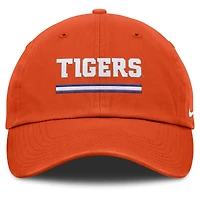 Men's Nike Orange Clemson Tigers Club Campus Adjustable Hat