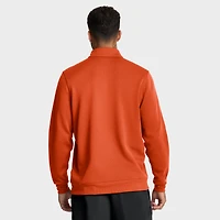 Men's Nike Orange Clemson Tigers Coaches Premium Dri-FIT Half-Zip Pullover