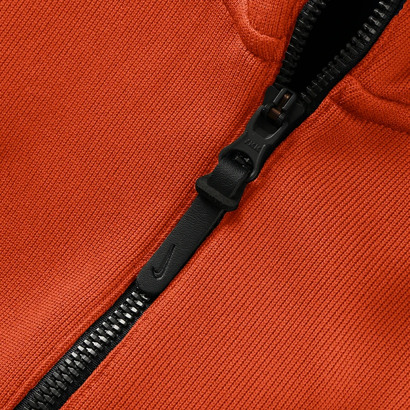Men's Nike Orange Clemson Tigers Coaches Premium Dri-FIT Half-Zip Pullover