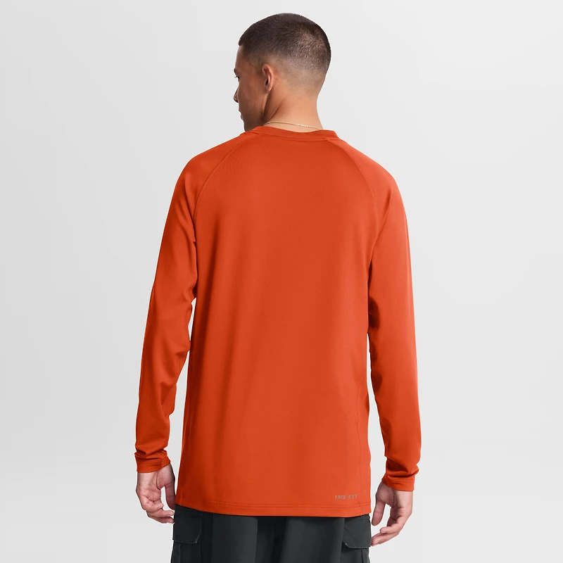 Pull-over léger Nike orange Clemson Tigers Dugout Dri-FIT pour homme
