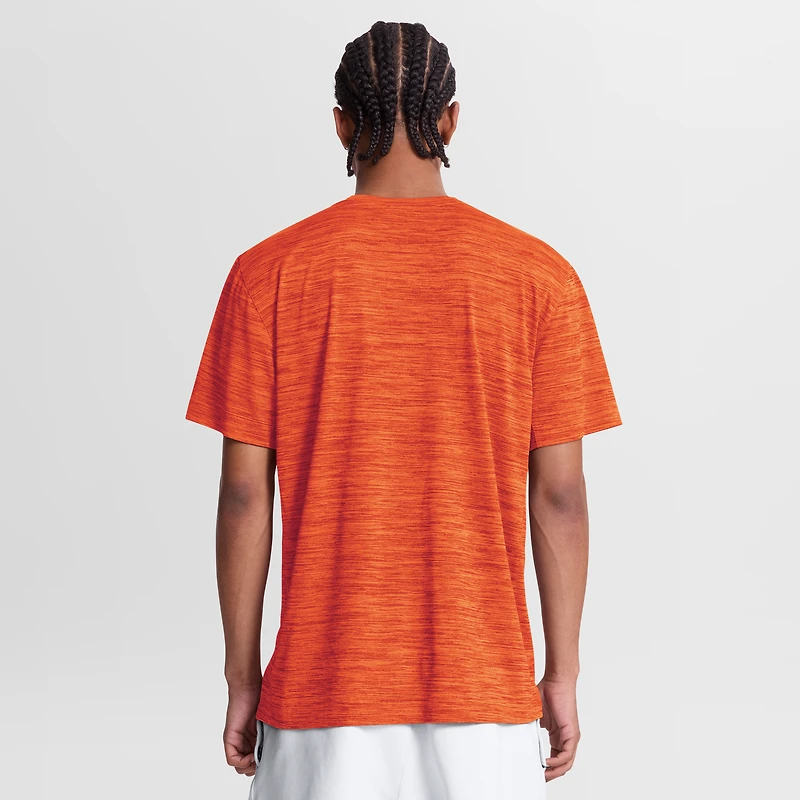 T-shirt Nike orange Clemson Tigers Dugout Velocity Dri-FIT pour homme