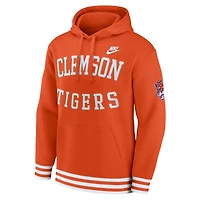 Men's Nike Orange Clemson Tigers Legacy Retro Pullover Hoodie
