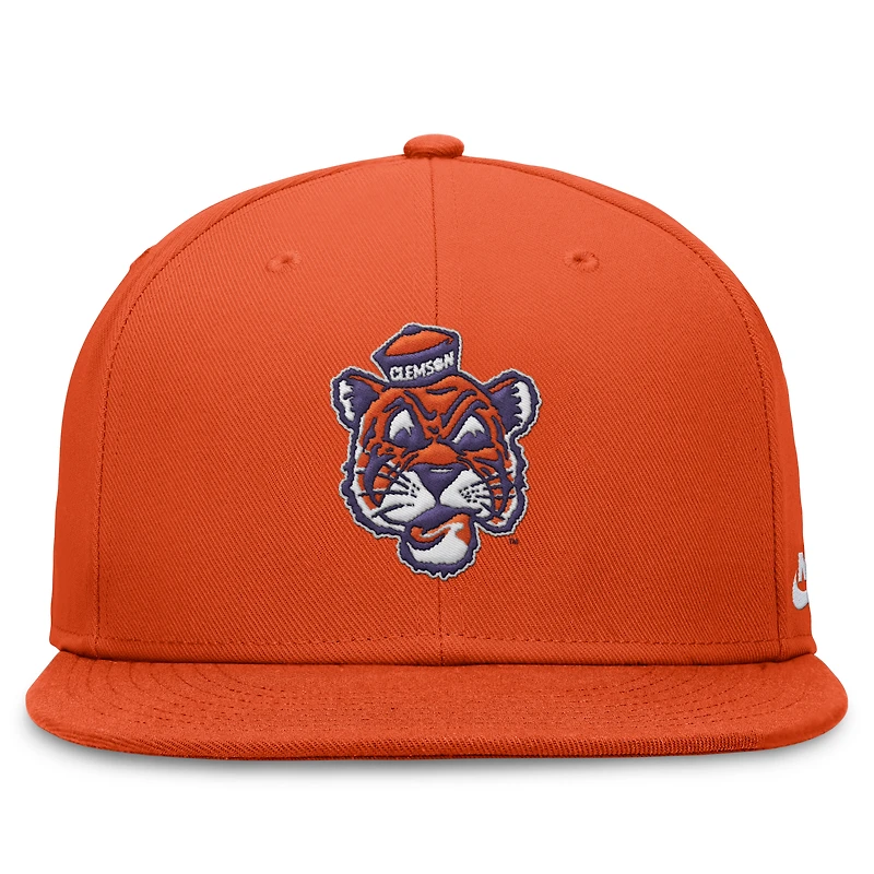 Casquette ajustée Nike Clemson Tigers Legacy True pour homme, orange
