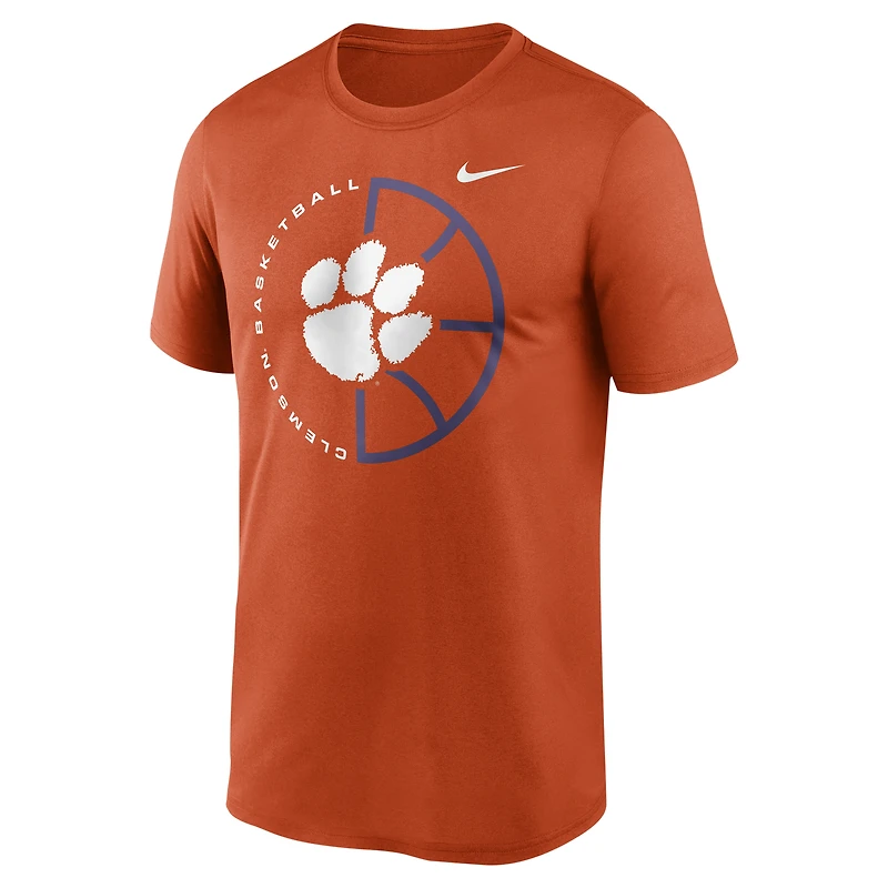 Men's Nike Orange Clemson Tigers Legend Basketball Icon Dri-Fit T-Shirt