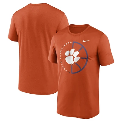 Men's Nike Orange Clemson Tigers Legend Basketball Icon Performance T-Shirt