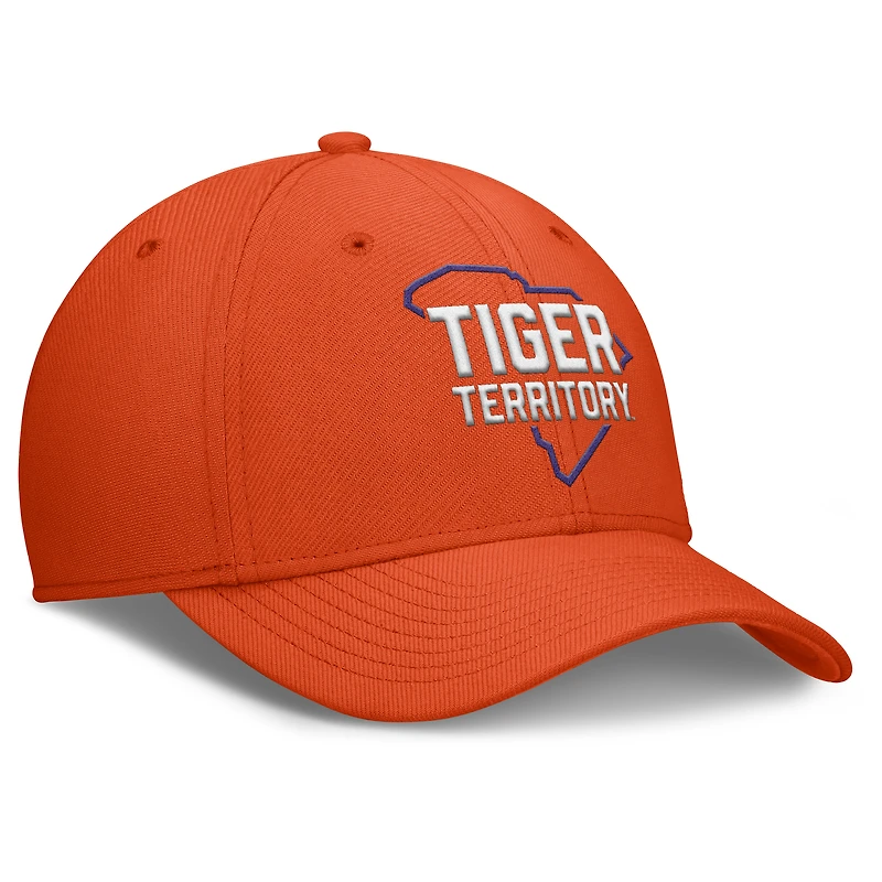 Casquette Nike Orange Clemson Tigers Local Swoosh Flex pour homme