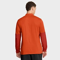 Men's Nike Orange Clemson Tigers One Goal Performance Half-Zip Pullover