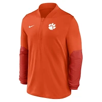 Men's Nike Orange Clemson Tigers One Goal Performance Half-Zip Pullover