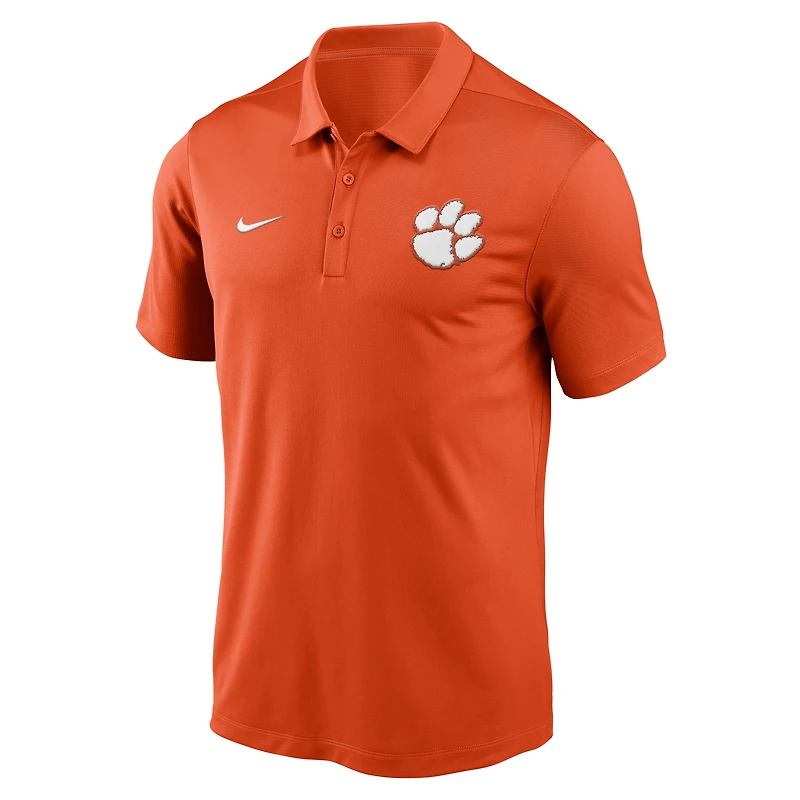 Polo de performance Nike Clemson Tigers Primetime Franchise orange pour homme