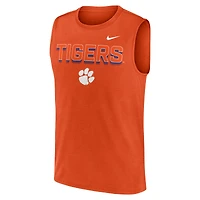 Men's Nike Orange Clemson Tigers Primetime Tricode Legend Dri-FIT Tank Top