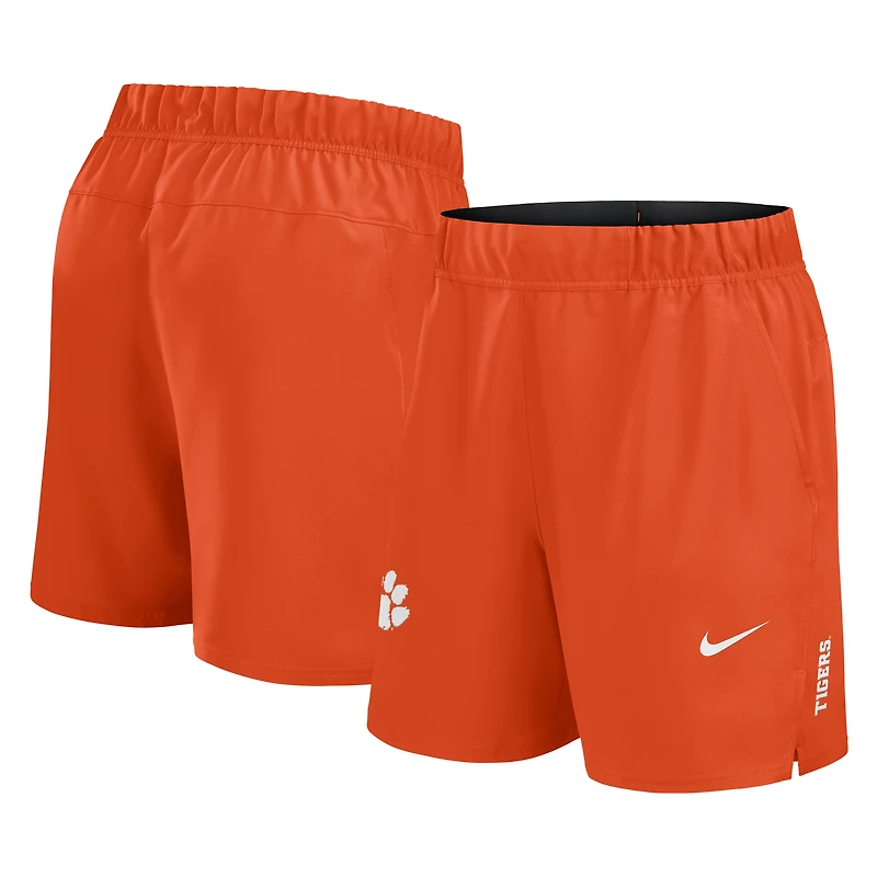 Short Nike orange Clemson Tigers Primetime Victory Dri-FIT pour homme