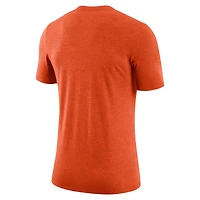 T-shirt rétro tri-mélange Nike Orange Clemson Tigers pour homme
