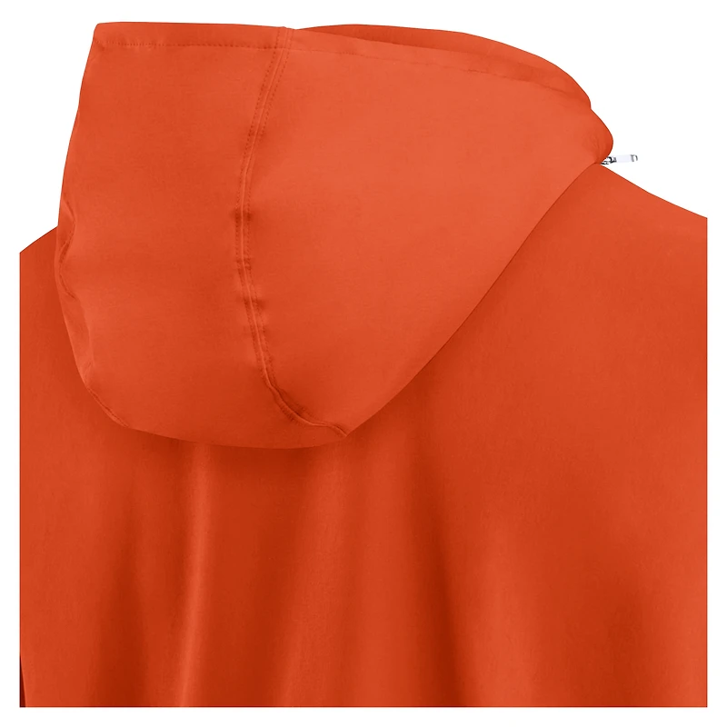 Men's Nike Orange Clemson Tigers Sideline Coaches Lightweight Quarter-Zip Jacket