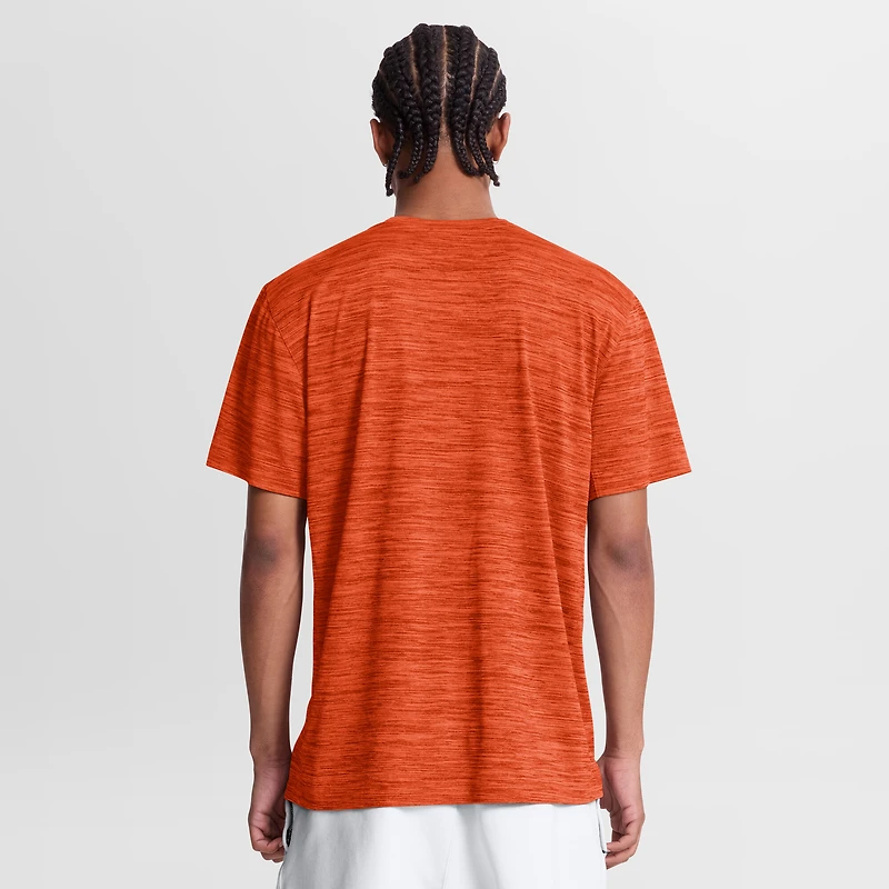 T-shirt Nike orange Clemson Tigers Sideline Velocity Dri-FIT pour homme
