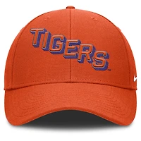 Casquette ajustable Nike orange Clemson Tigers Slanted Primetime Rise Performance pour homme