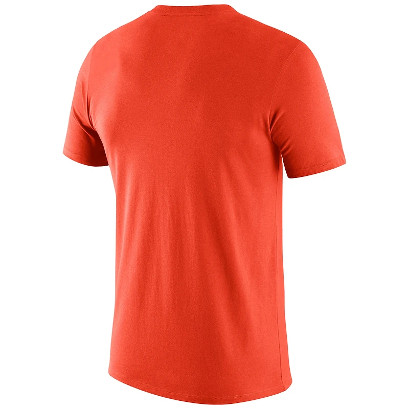 T-shirt de performance coupe slim Nike Orange Clemson Tigers Softball Drop Legend pour homme