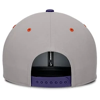 Men's Nike Purple/Gray Clemson Tigers Prep Pro Performance Snapback Hat