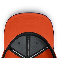 Casquette Nike Clemson Tigers 2025 Sideline Rise Local Performance Flex Violet/Orange pour homme