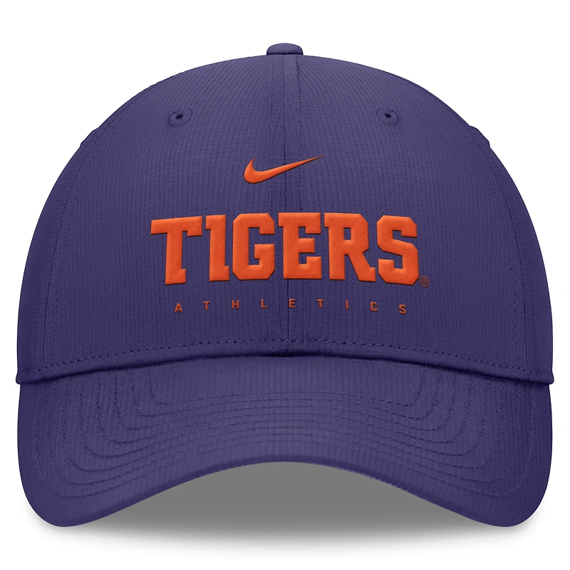 Men's Nike Purple Clemson Tigers 2024/25 On-Field Club Performance Adjustable Hat