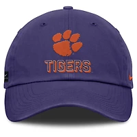 Men's Nike Purple Clemson Tigers 2025 On-Field Club Adjustable Hat