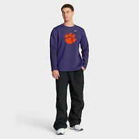Men's Nike Purple Clemson Tigers 2025 Sideline Coach Therma-FIT Long Sleeve T-Shirt