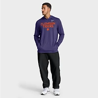 T-shirt à capuche et manches longues Nike violet Clemson Tigers 2025 Sideline Dri-FIT pour homme
