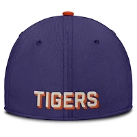 Men's Nike Purple Clemson Tigers Legacy Rise Performance Flex Hat
