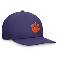 Men's Nike Purple Clemson Tigers On-Field Pro Bill Snapback Hat