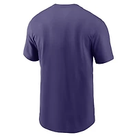T-shirt Nike violet Clemson Tigers Primetime avec logo alternatif pour homme