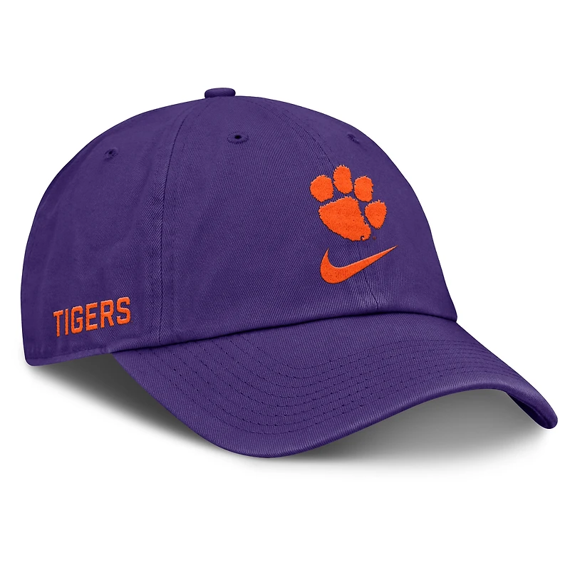 Casquette ajustable Nike violette Clemson Tigers Primetime Club pour homme