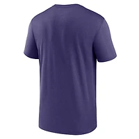 Men's Nike Purple Clemson Tigers Primetime Legend Alternate Logo T-Shirt
