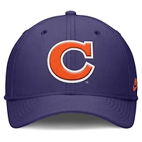 Casquette Nike violette Clemson Tigers Rise Academic Dri-FIT Flex pour homme